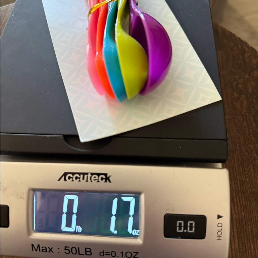 Colorful 5-Piece Measuring Spoons - Multi Color - Picture 9 of 9